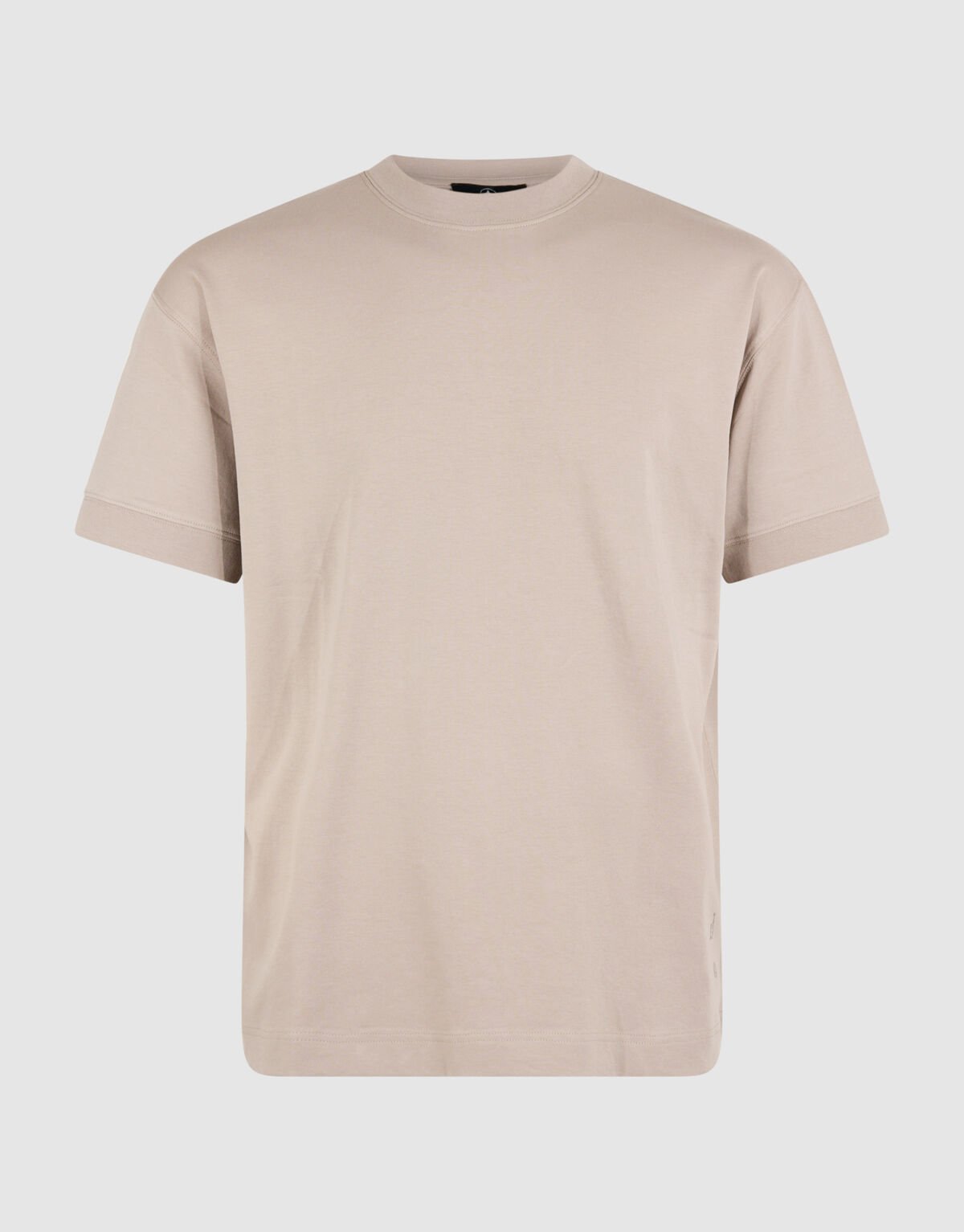 Cuffed Logo T-Shirt Hellbraun SHOEBY MEN