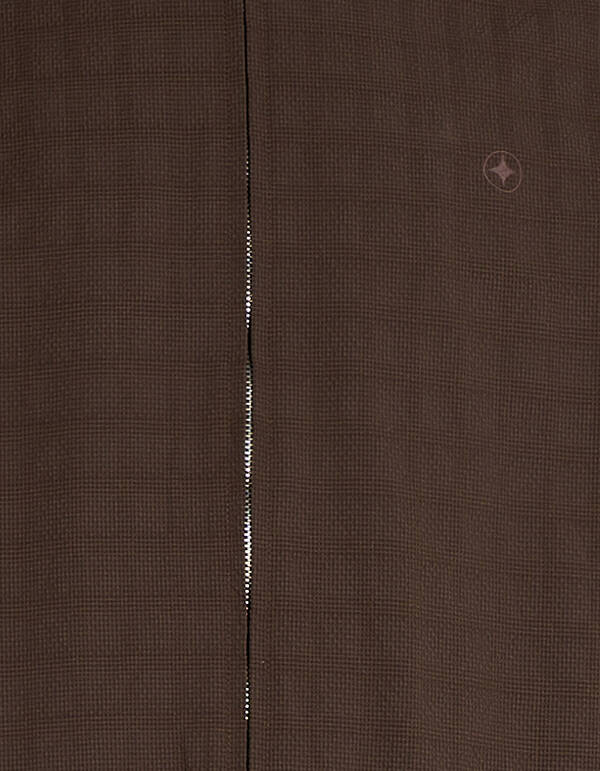 Seersucker Indoor Jacke Braun SHOEBY MEN