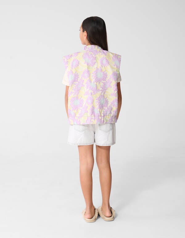 Verzierte Bomberweste Hellviolett SHOEBY GIRLS