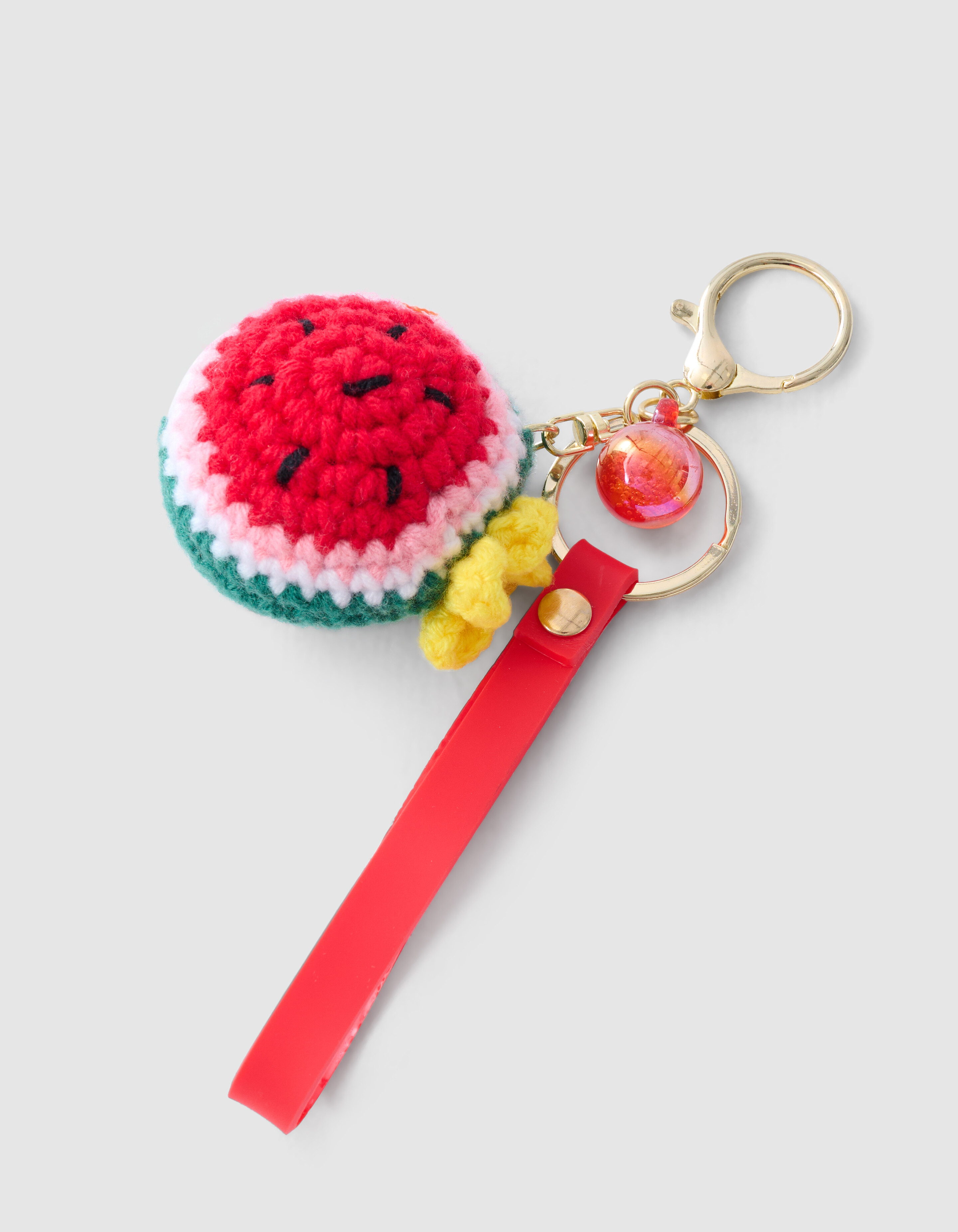 Wassermelone Schlüsselanhänger Rot SHOEBY ACCESSOIRES