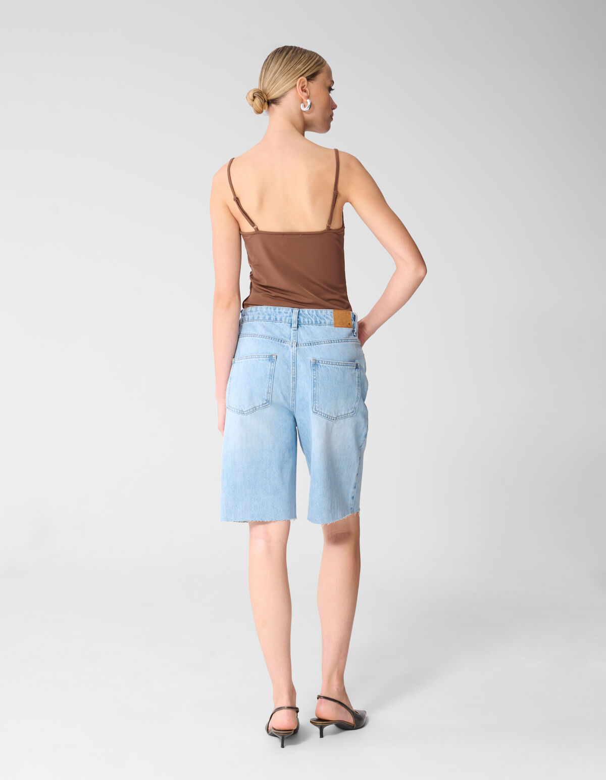 Spitzen-Singlet Top Braun SHOEBY WOMEN