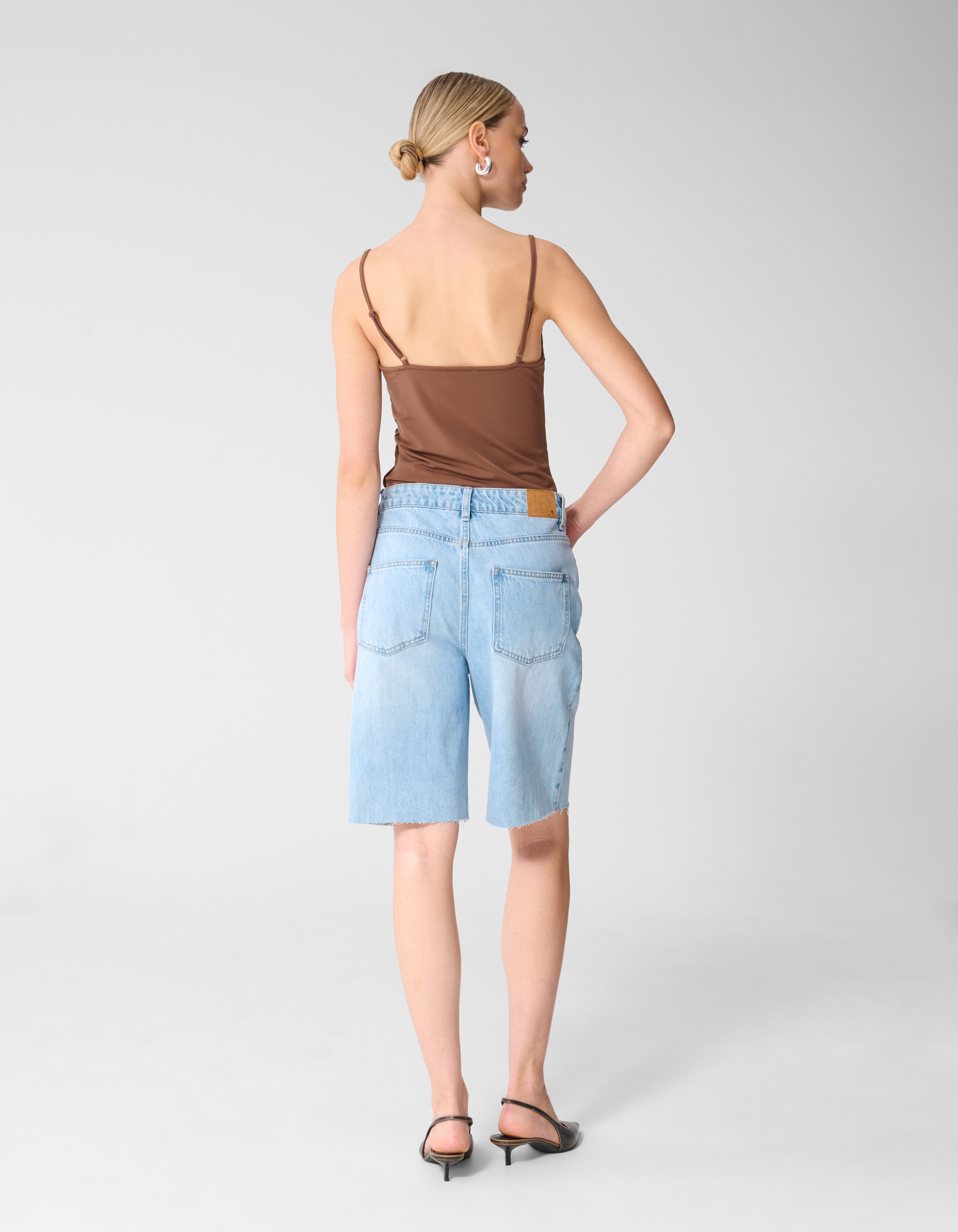 Spitzen-Singlet Top Braun SHOEBY WOMEN