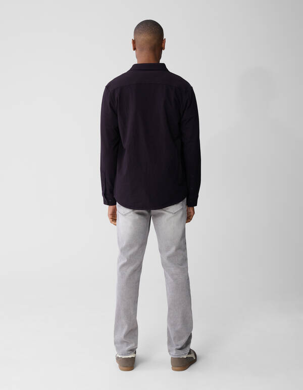 T-Shirt mit Logoprint, Dunkelrot SHOEBY MEN