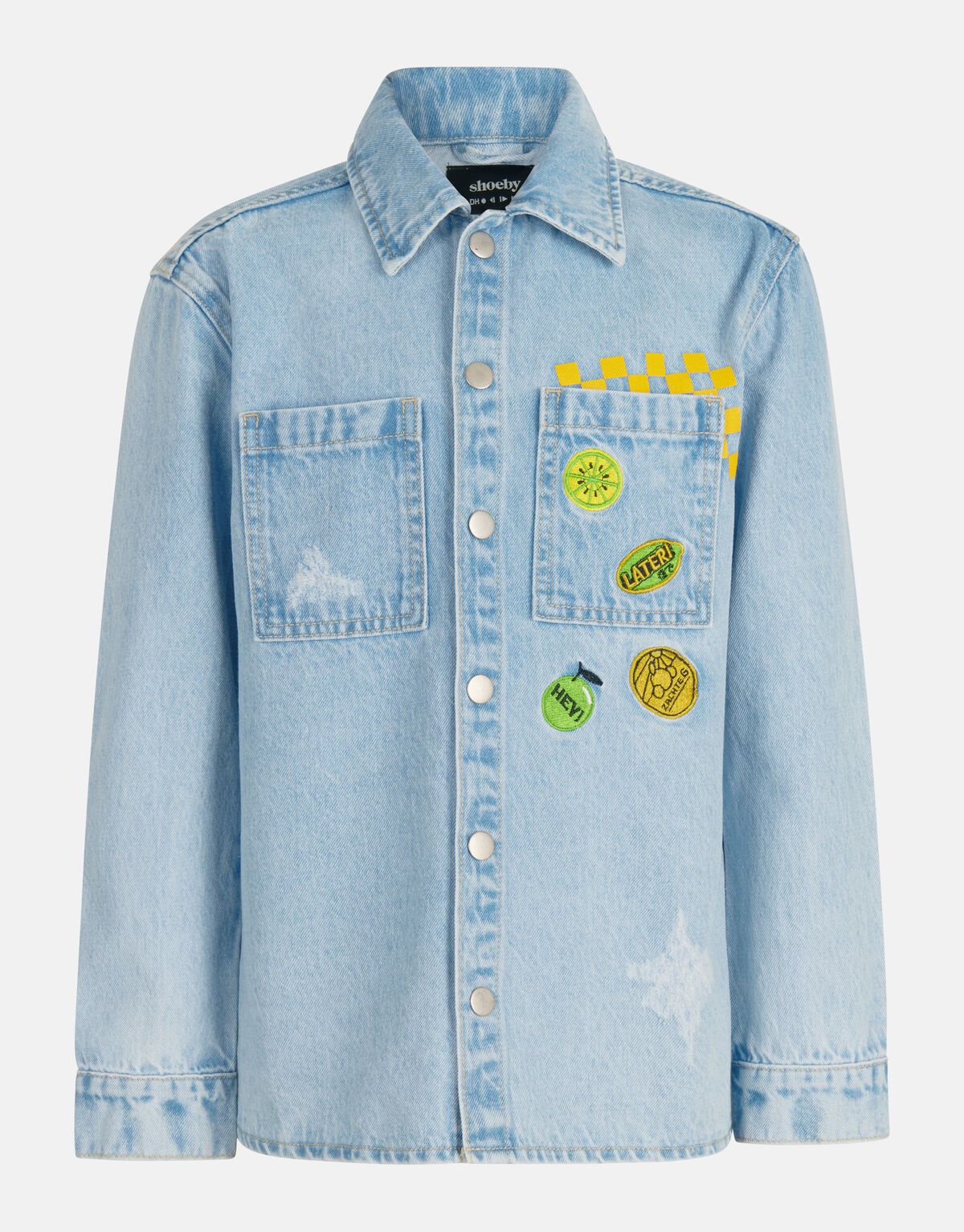 Kunstwerk Denim Overshirt Bleached By Dylan SHOEBY BOYS