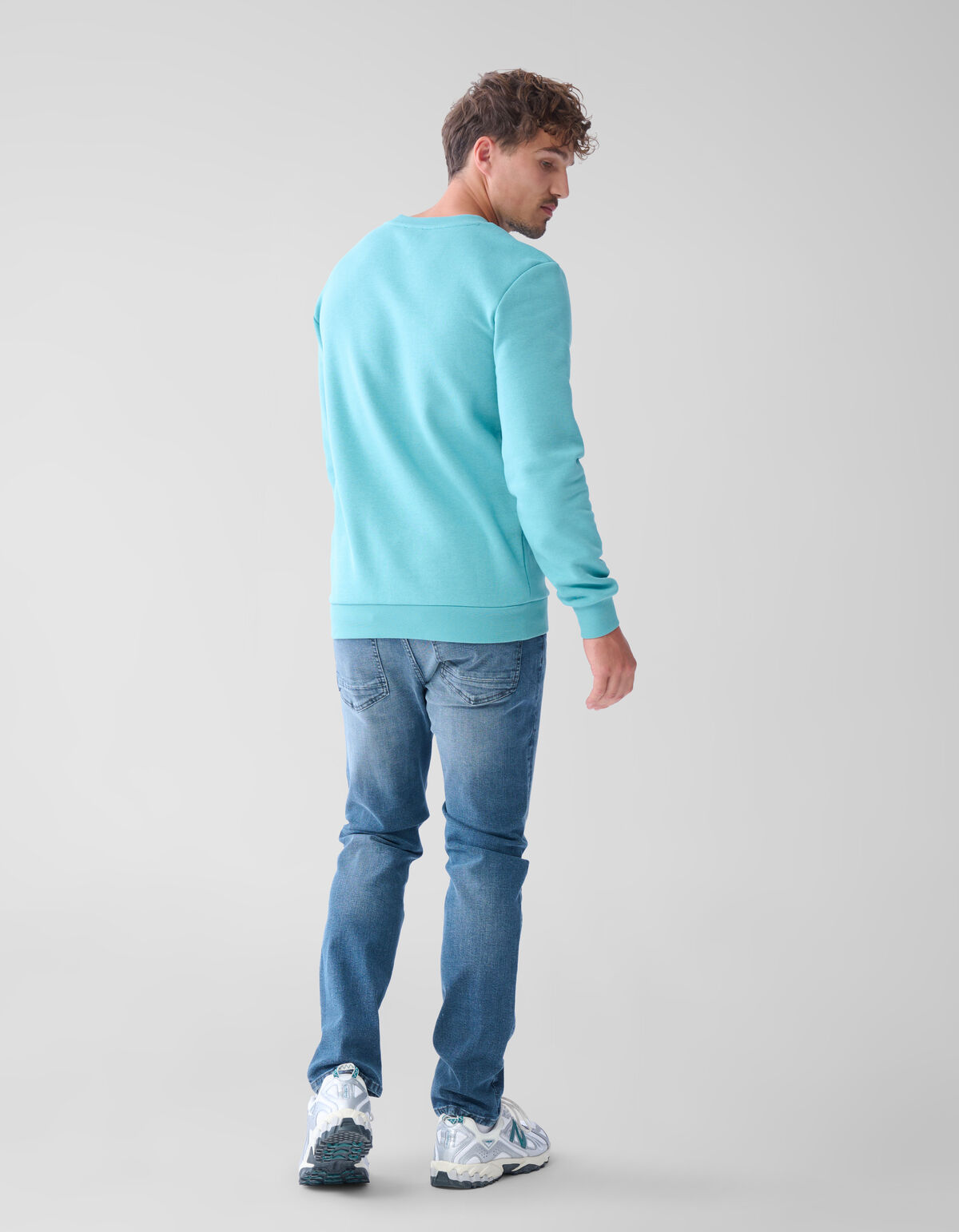 Glitzerpulli Hellgrün SHOEBY MEN