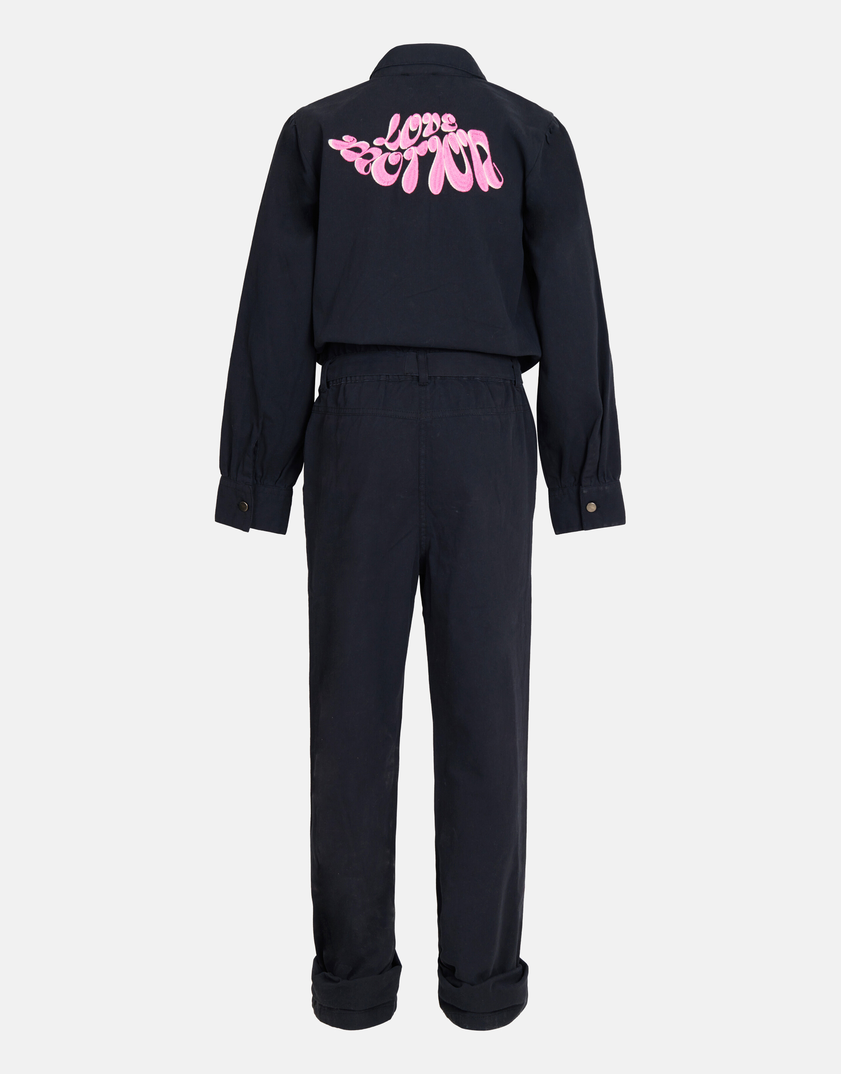 Embroidery Jumpsuit Donkergrijs SHOEBY GIRLS