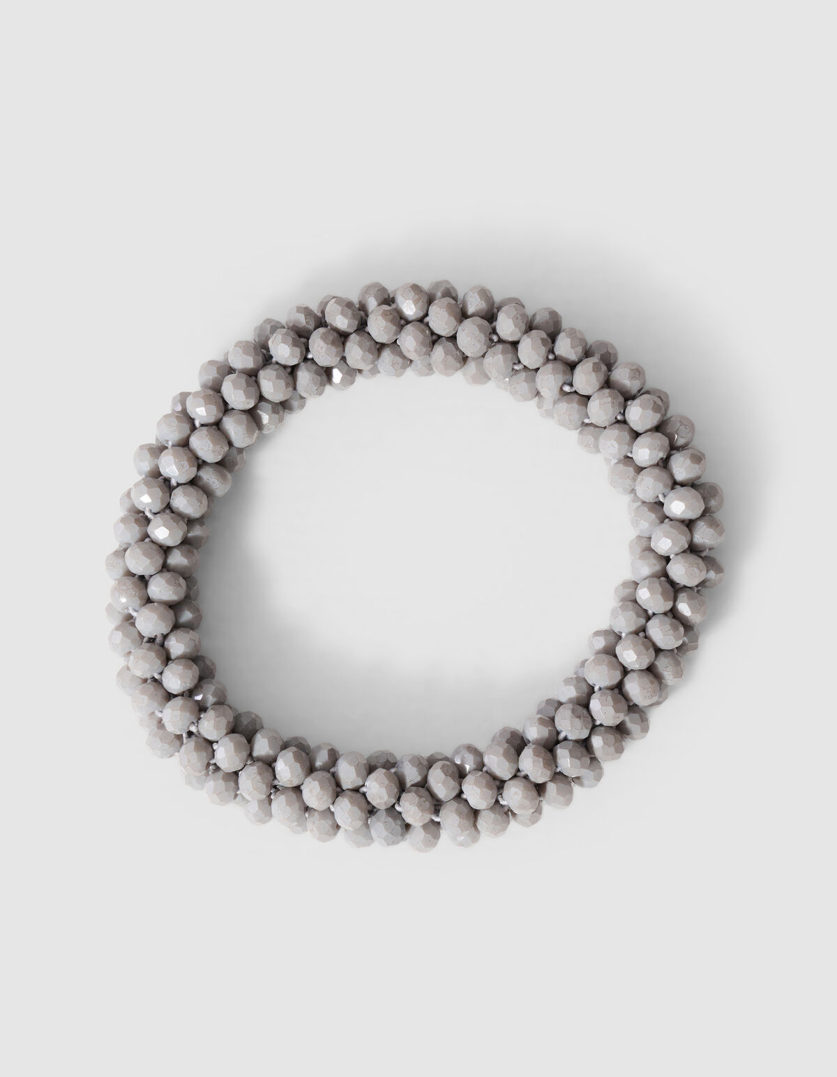 Beaded Armband Lichtgrijs SHOEBY ACCESSOIRES