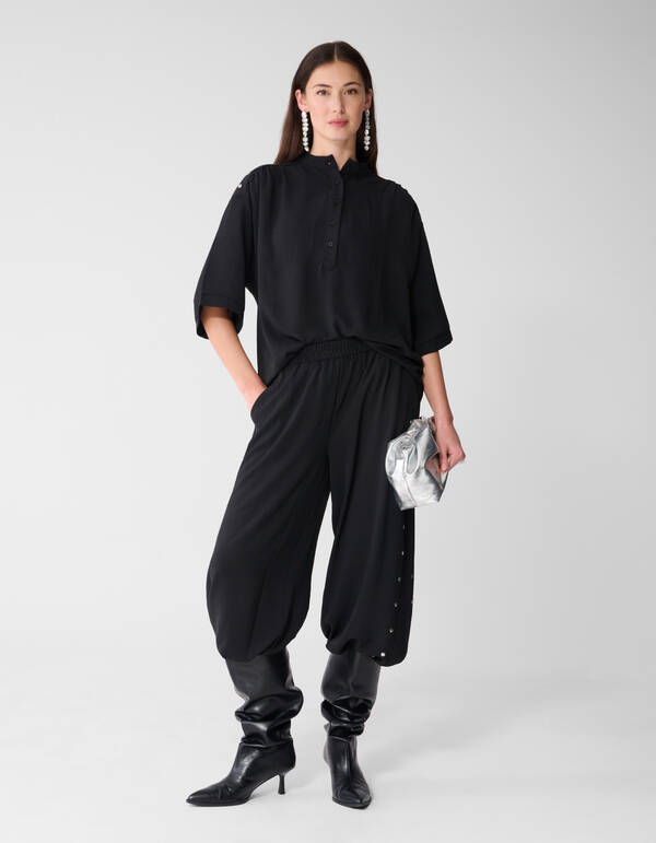 Twist-Studs Locker sitzende Hose Schwarz SHOEBY WOMEN