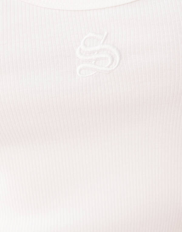 Shoeby Logo Tanktop Weiß SHOEBY WOMEN