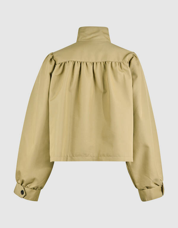 Cropped Trenchcoat Hellbraun SHOEBY WOMEN