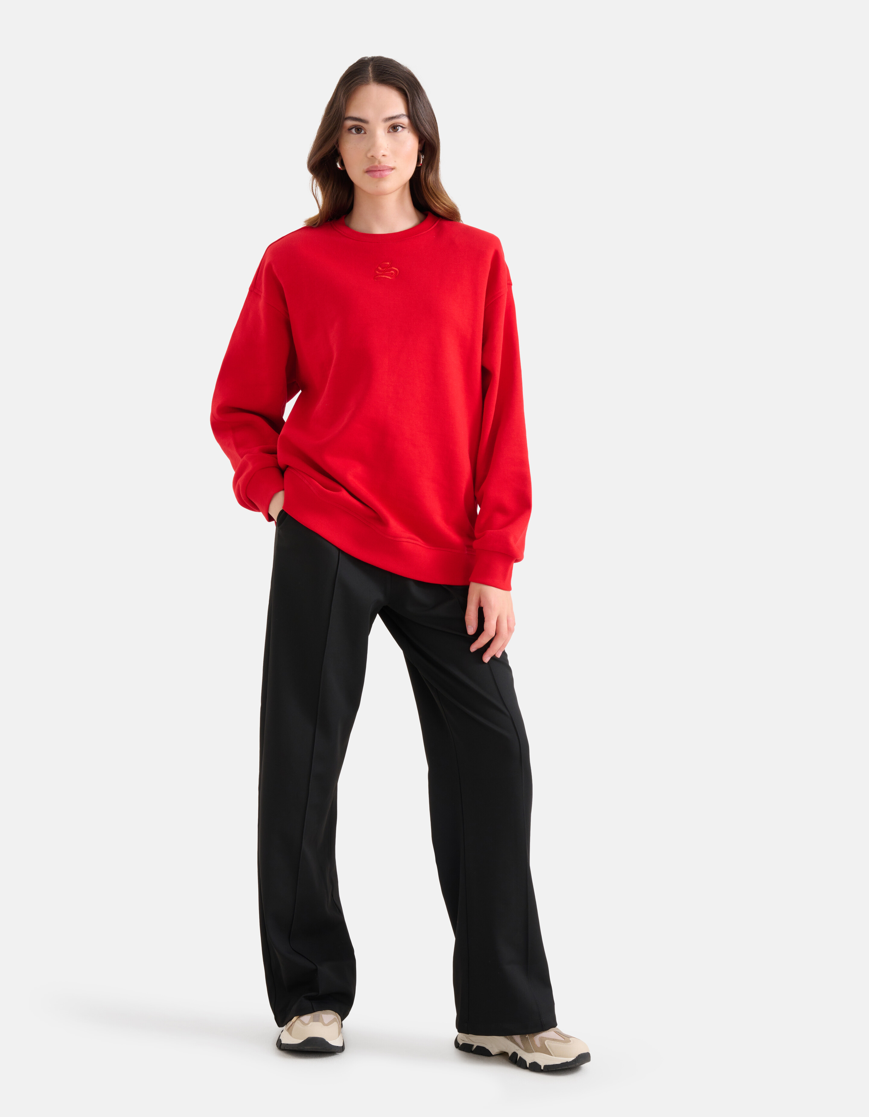 Padded Sweater Rood SHOEBY WOMEN
