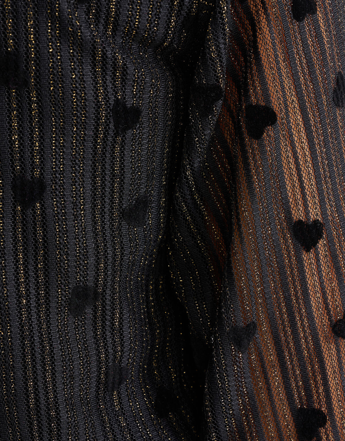 Mesh Top Schwarz SHOEBY GIRLS