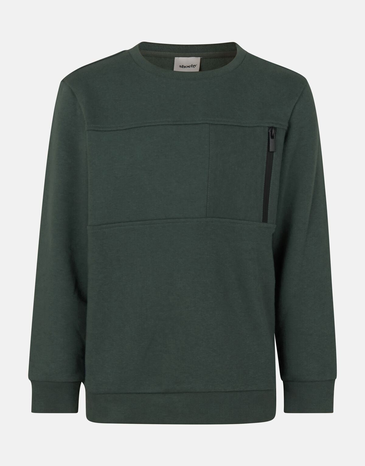 Pullover mit Reißverschluss Dunkelgrün SHOEBY BOYS