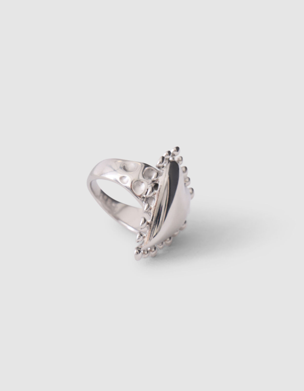 Dotted Heart Ring Silber SHOEBY ACCESSOIRES