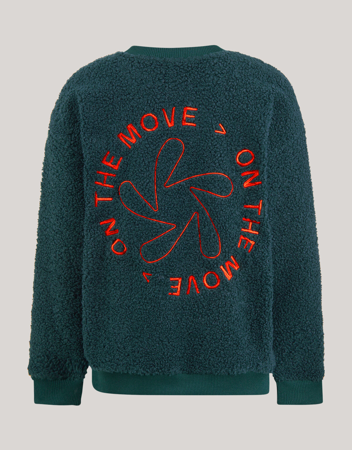 Teddy-Pullover Dunkelgrün SHOEBY BOYS