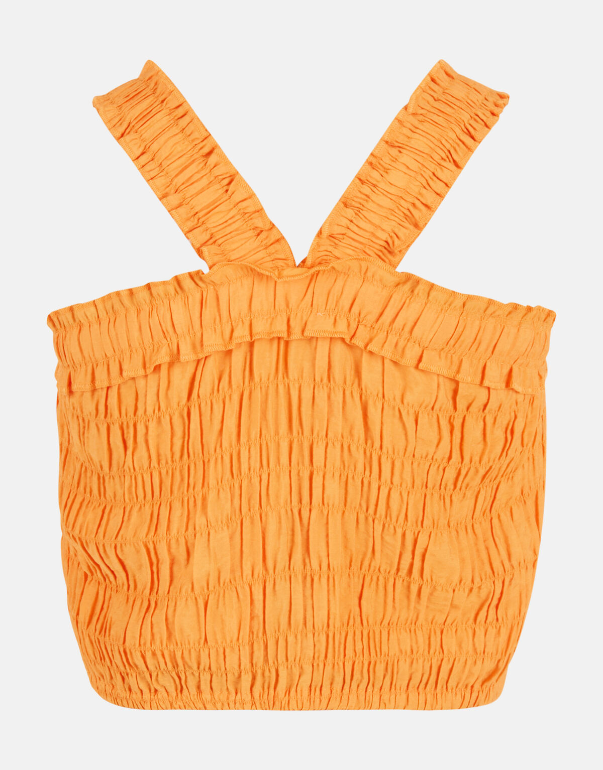 Seersucker-Top Orange SHOEBY GIRLS