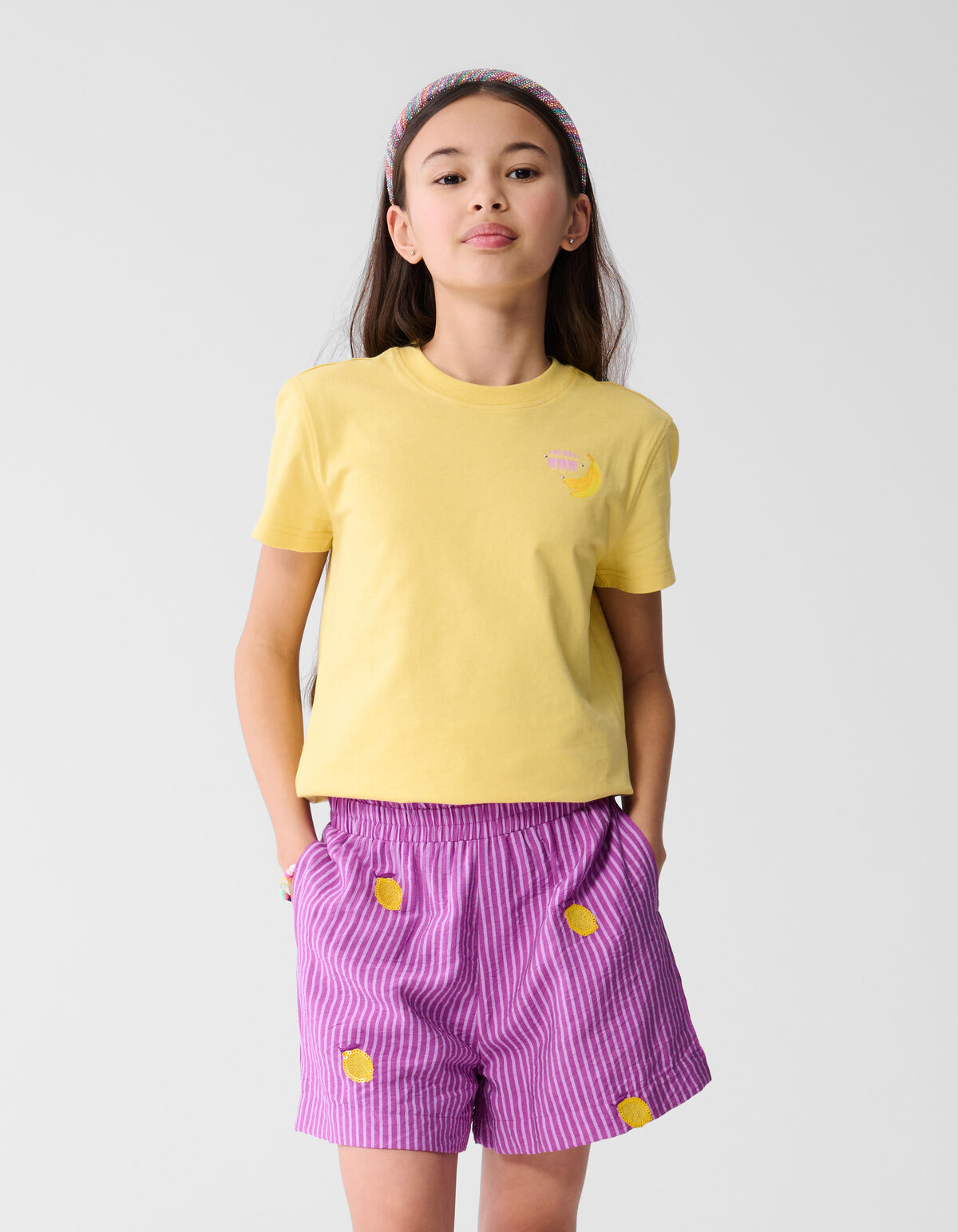 Sonnen-T-Shirt Hellgelb SHOEBY GIRLS