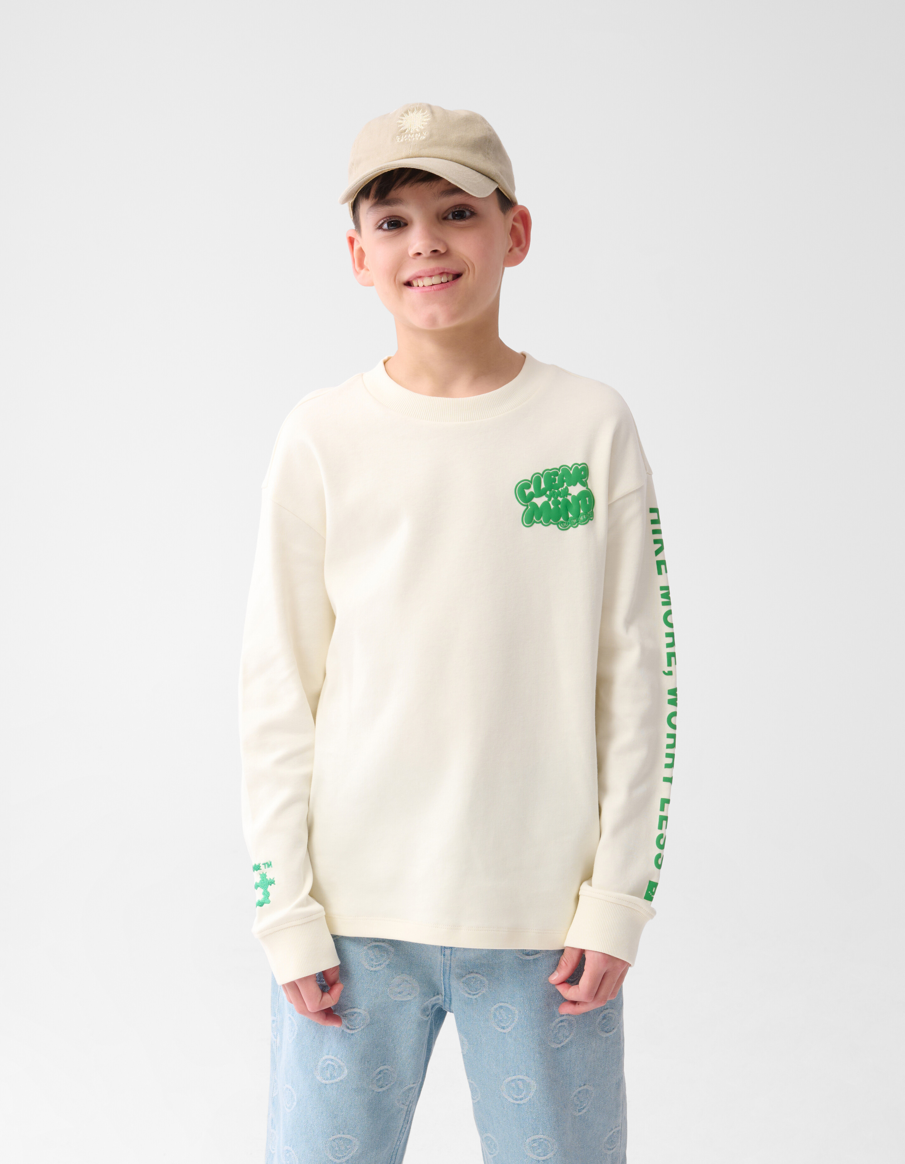 Text Longsleeve Off White SHOEBY BOYS