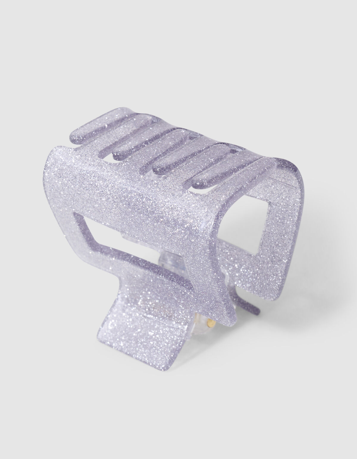 Square Haarspange Silber SHOEBY ACCESSOIRES