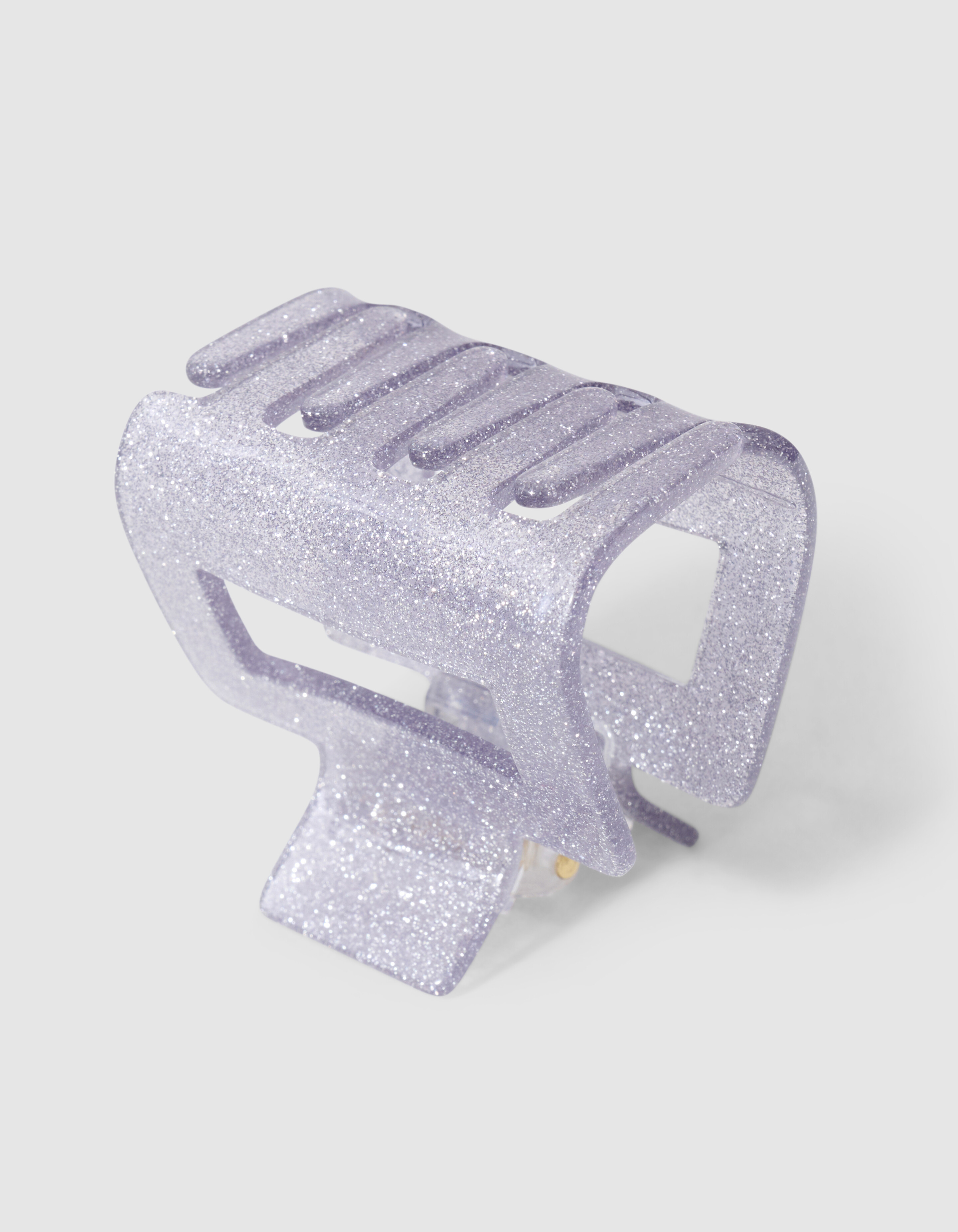 Square Haarspange Silber SHOEBY ACCESSOIRES