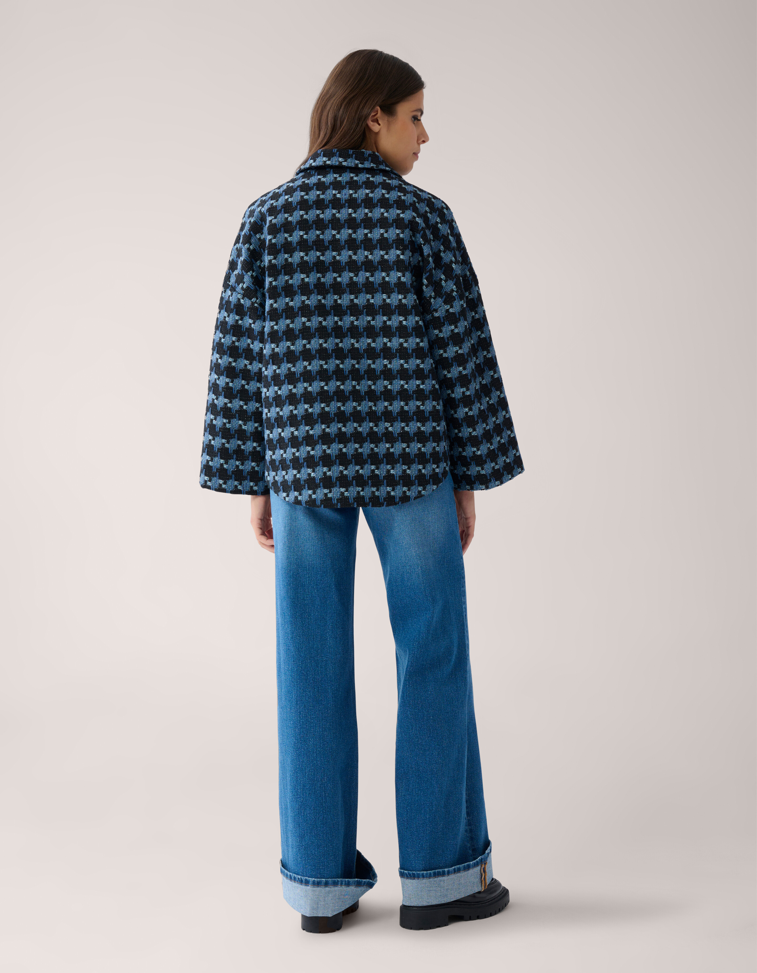 Jacquard-Jacke Blau von Mieke SHOEBY WOMEN