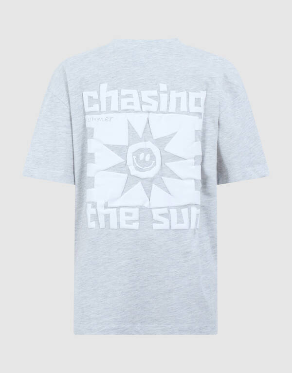 Chasing Artwork T-Shirt Hellgrau SHOEBY BOYS