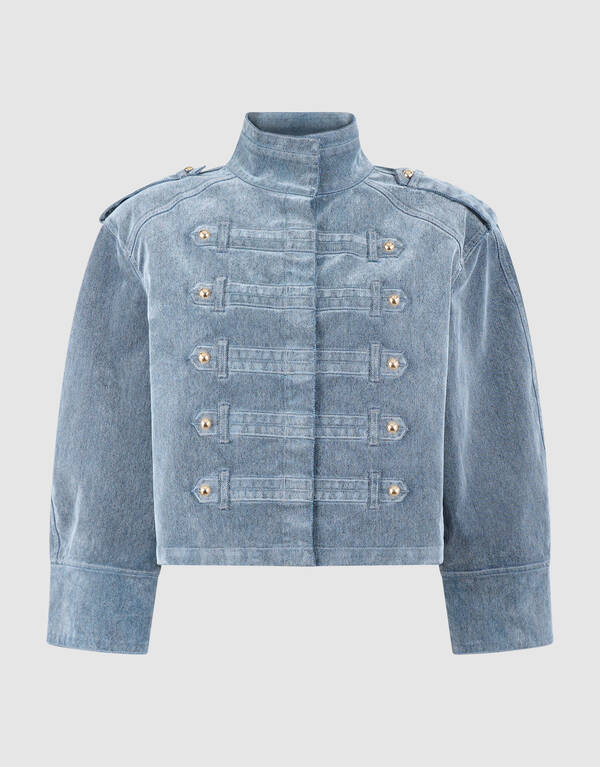 Velvet Military Jacke Dunkelgrau SHOEBY WOMEN