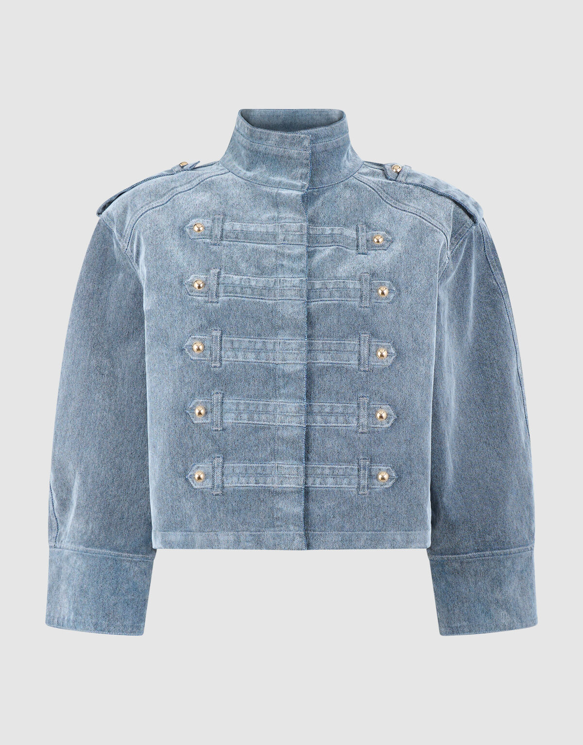 Velvet Military Jacke Dunkelgrau SHOEBY WOMEN