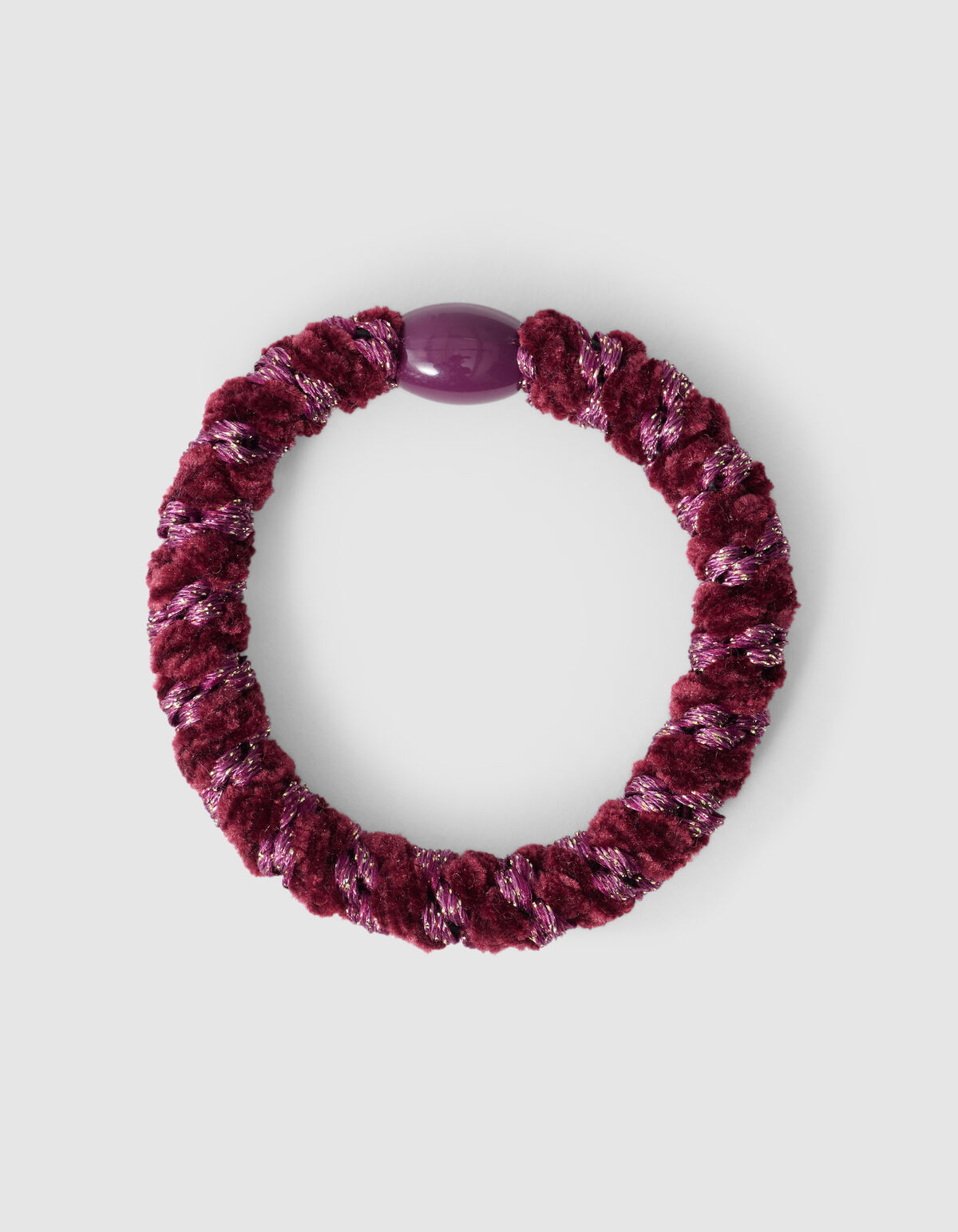 Lurex-Haarband Dunkelrot SHOEBY ACCESSOIRES