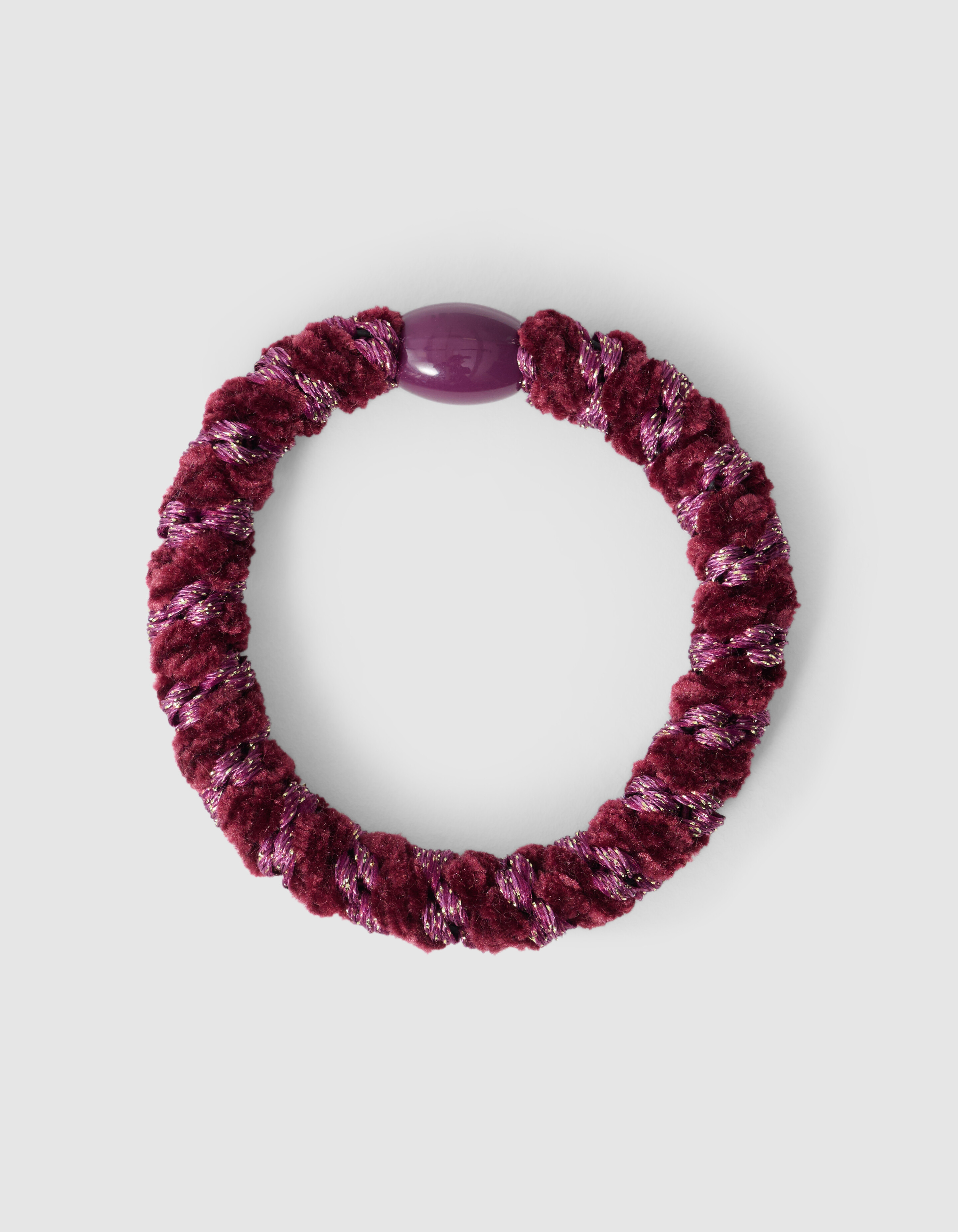Lurex-Haarband Dunkelrot SHOEBY ACCESSOIRES