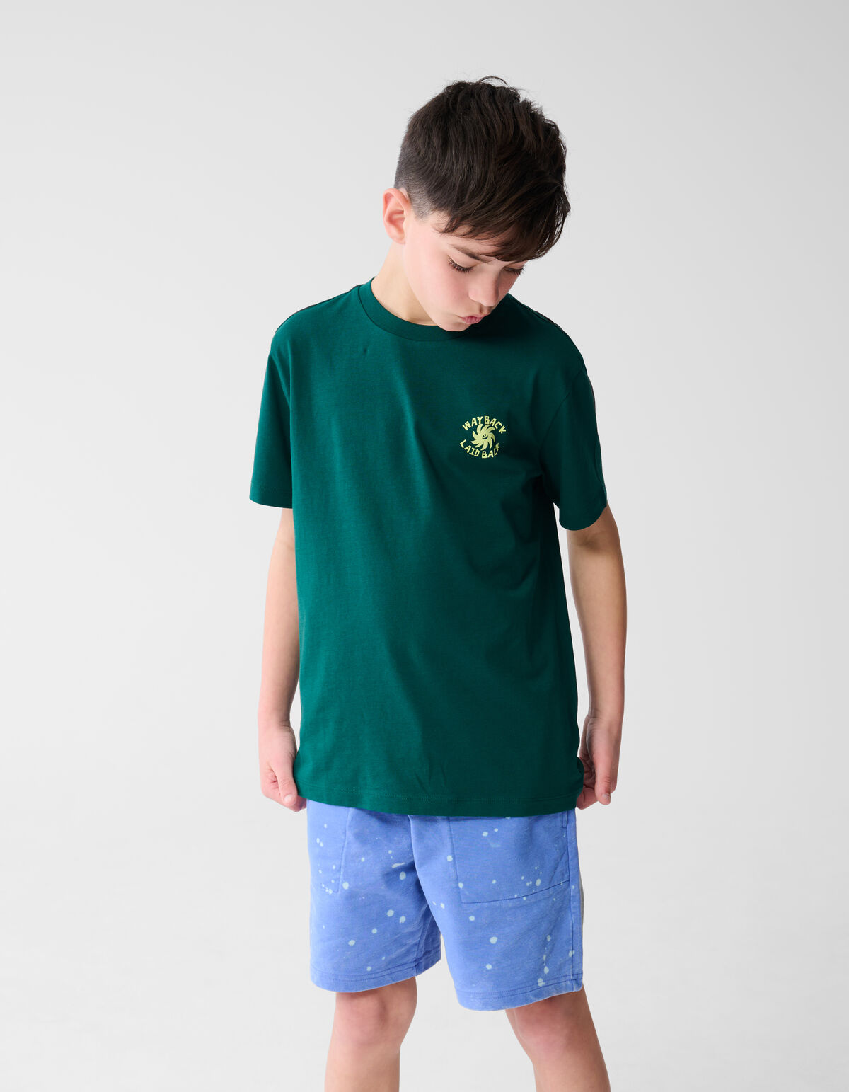 Wayback Artwork T-shirt Dunkelgrün SHOEBY BOYS