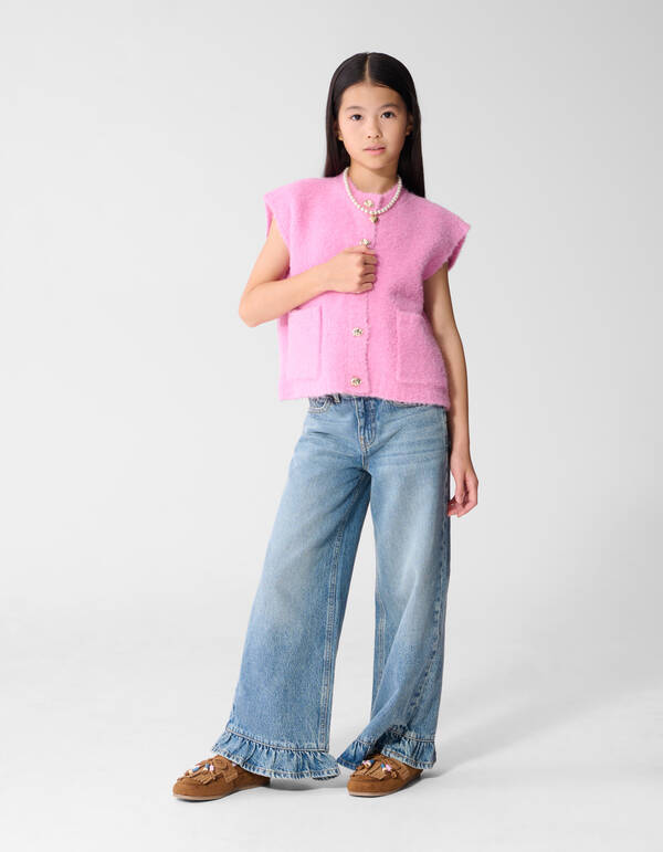 Teddy Strickweste Rosa SHOEBY GIRLS