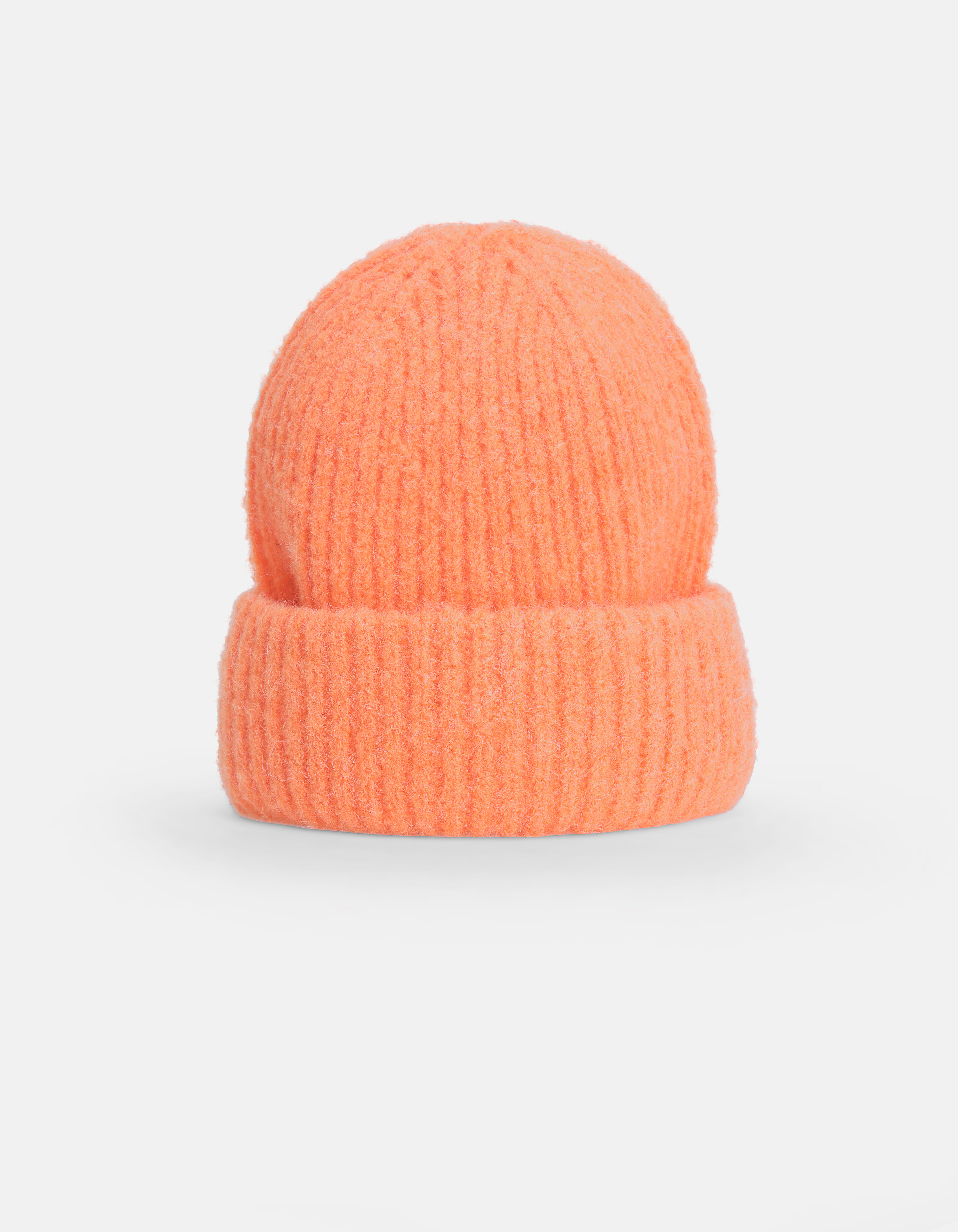 Gestrickte Beanie Orange SHOEBY ACCESSOIRES