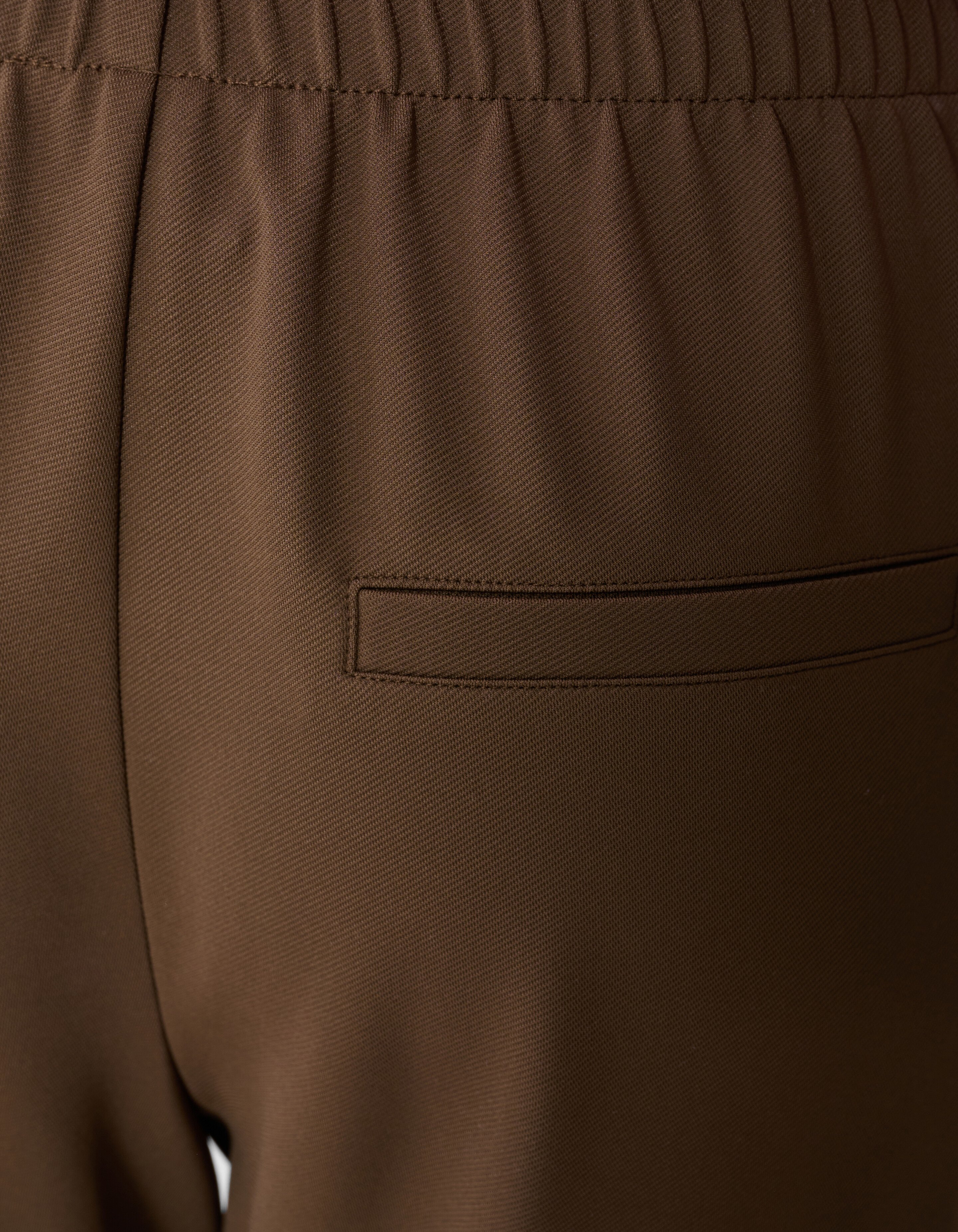 Braune Basic-Hose mit weitem Bein SHOEBY WOMEN