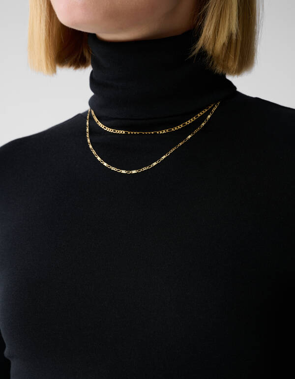 Rollkragen-Langarmtop Schwarz By Lonneke SHOEBY WOMEN