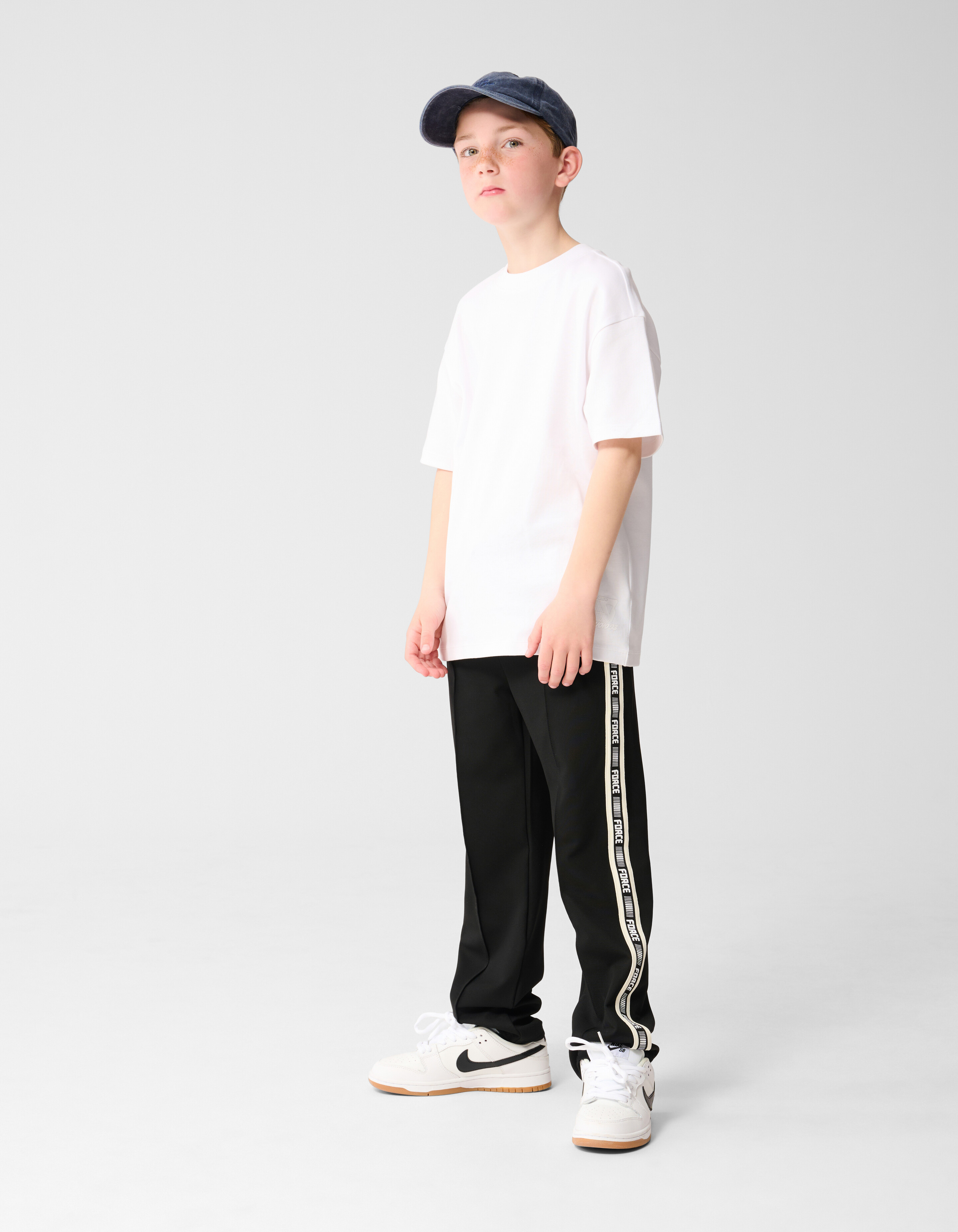 Basic-T-Shirt Weiß SHOEBY BOYS