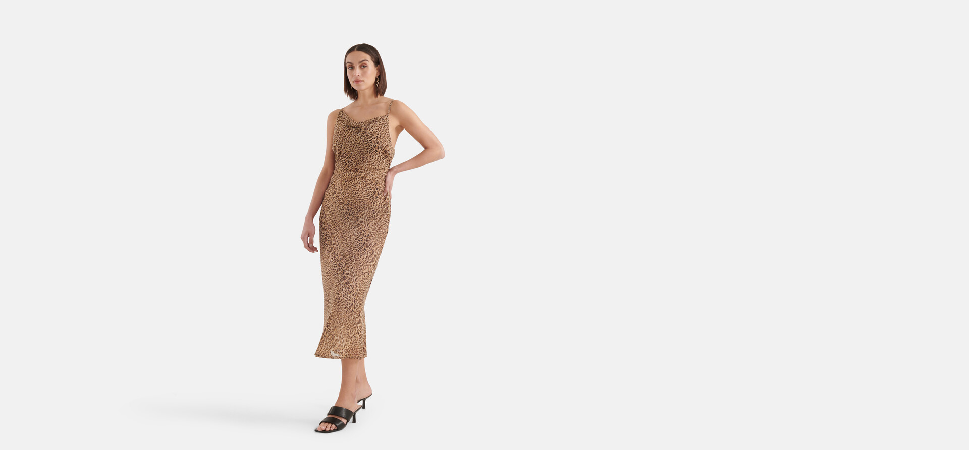 Cheetah Sleek Dress Braun SHOEBY WOMEN