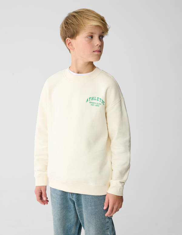 Sportlicher Pullover in Off-White SHOEBY BOYS