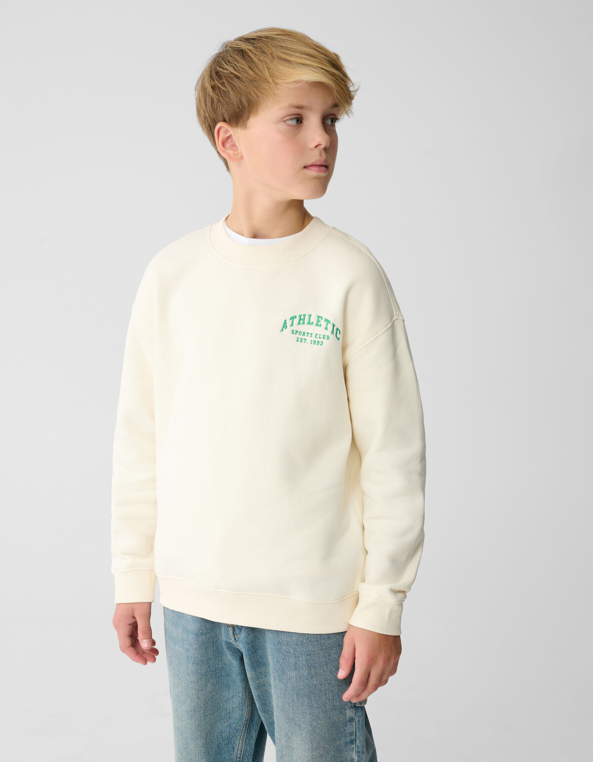 Sportlicher Pullover in Off-White SHOEBY BOYS
