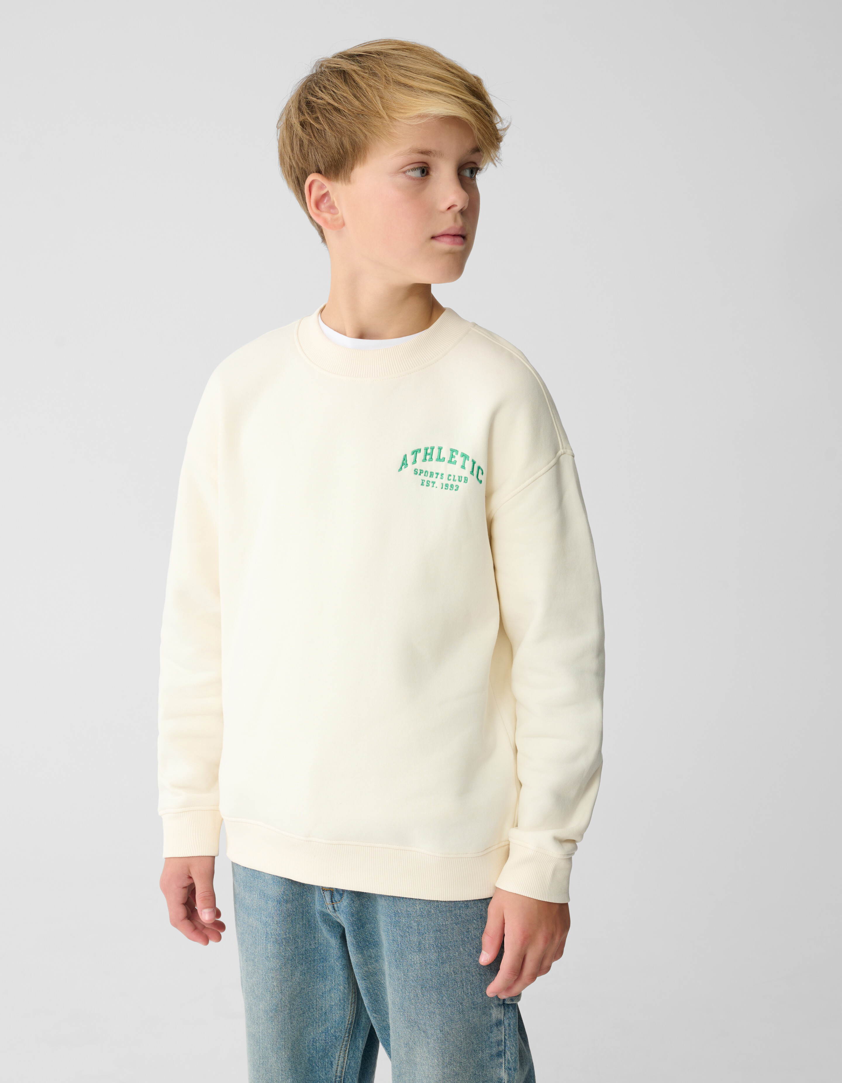 Sportlicher Pullover in Off-White SHOEBY BOYS