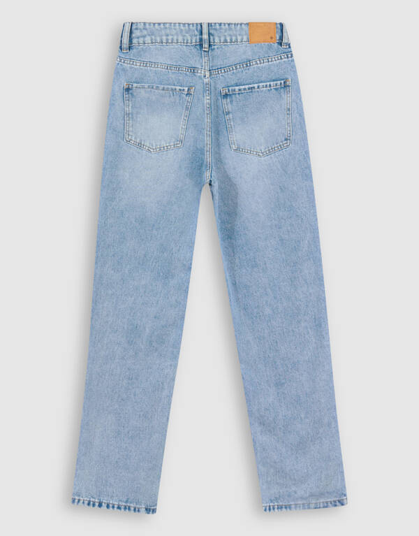 Heart Straight Fit Jeans Blau SHOEBY WOMEN