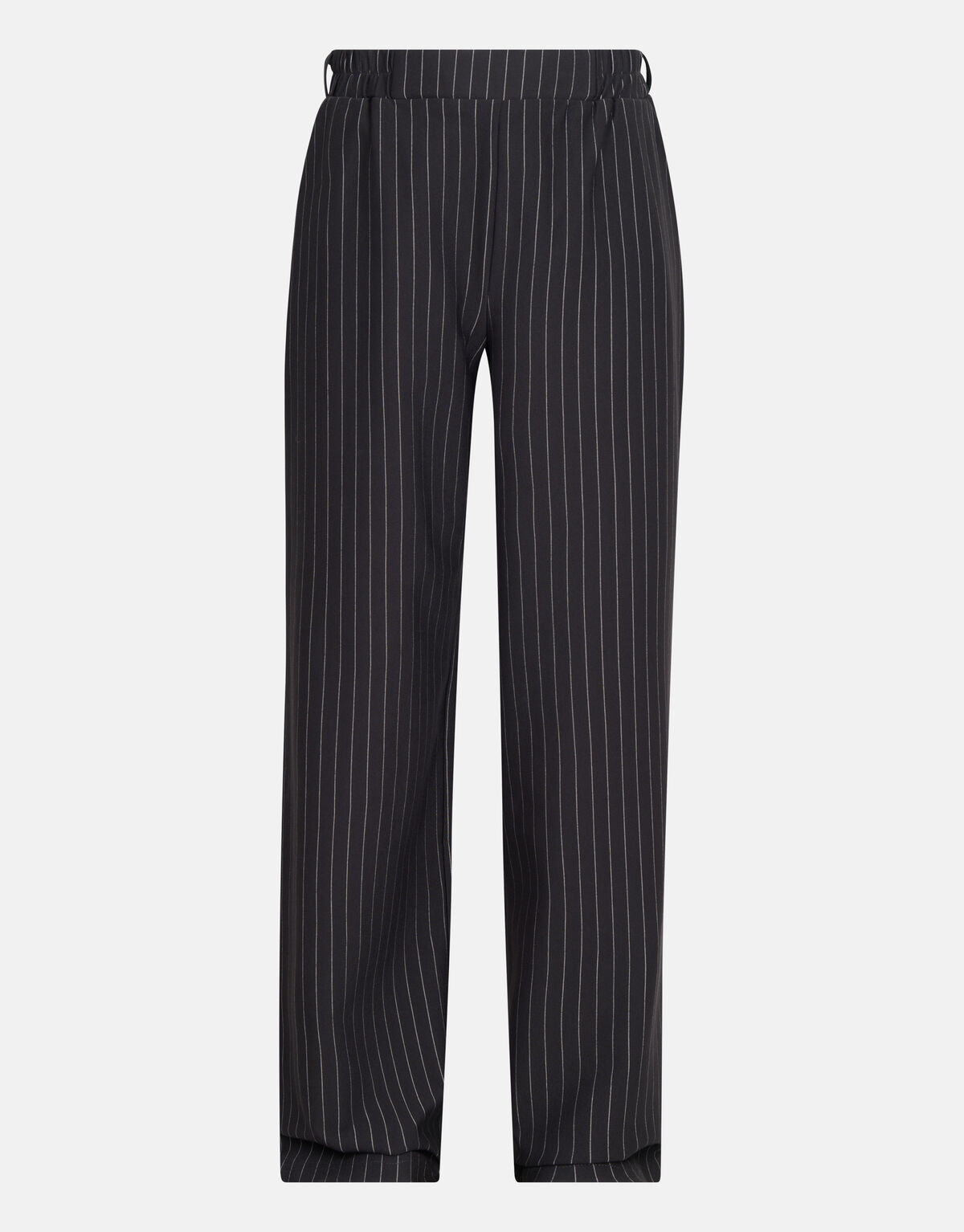 Nadelstreifen-Hose mit weitem Bein Dunkelgrau SHOEBY GIRLS