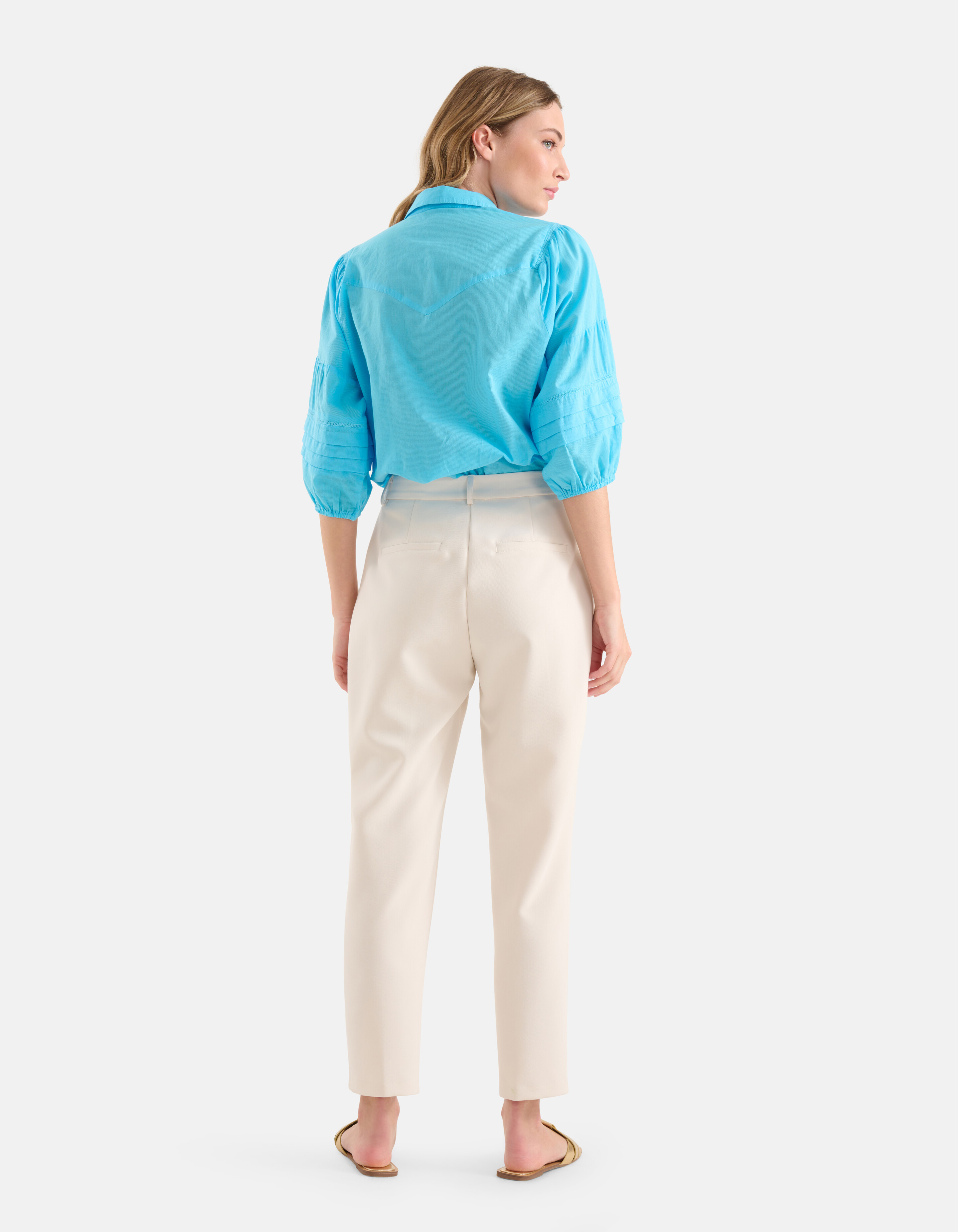 Voile Bluse Hellblau SHOEBY WOMEN