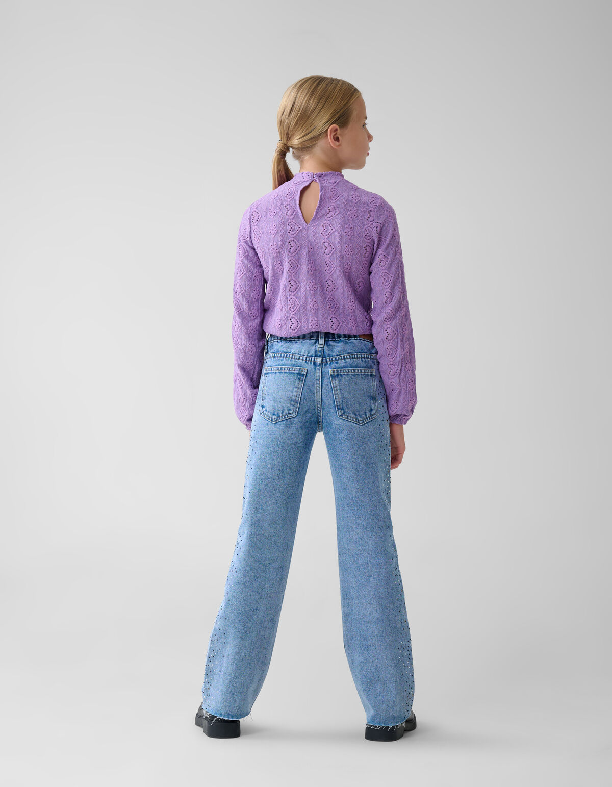 Stickerei Top Lila SHOEBY GIRLS