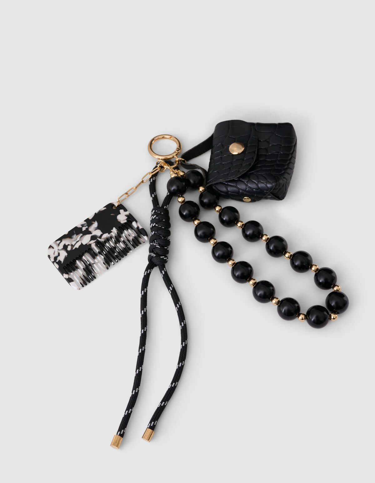 Mini Bag Taschenanh&auml;nger Schwarz SHOEBY ACCESSOIRES