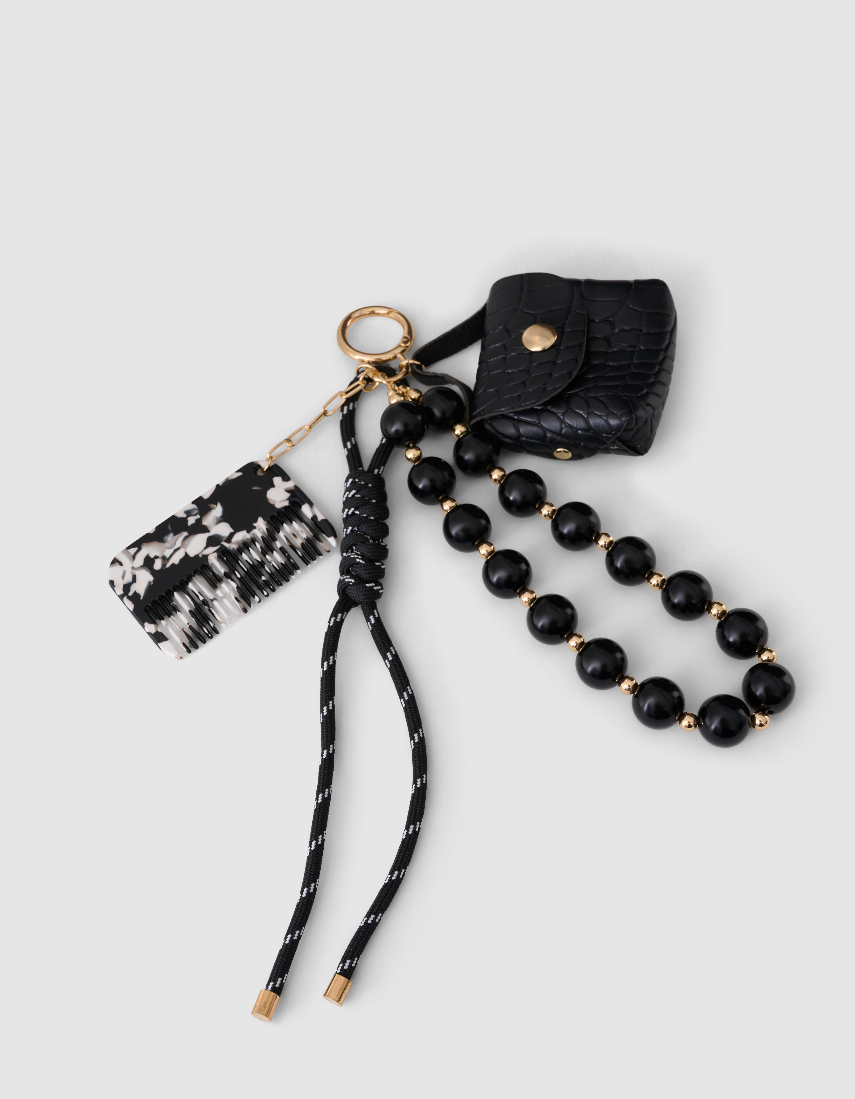 Mini Bag Taschenanh&auml;nger Schwarz SHOEBY ACCESSOIRES