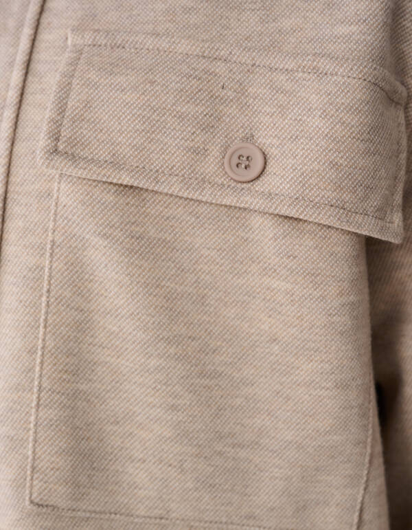 Weiches Overshirt Sand SHOEBY MEN