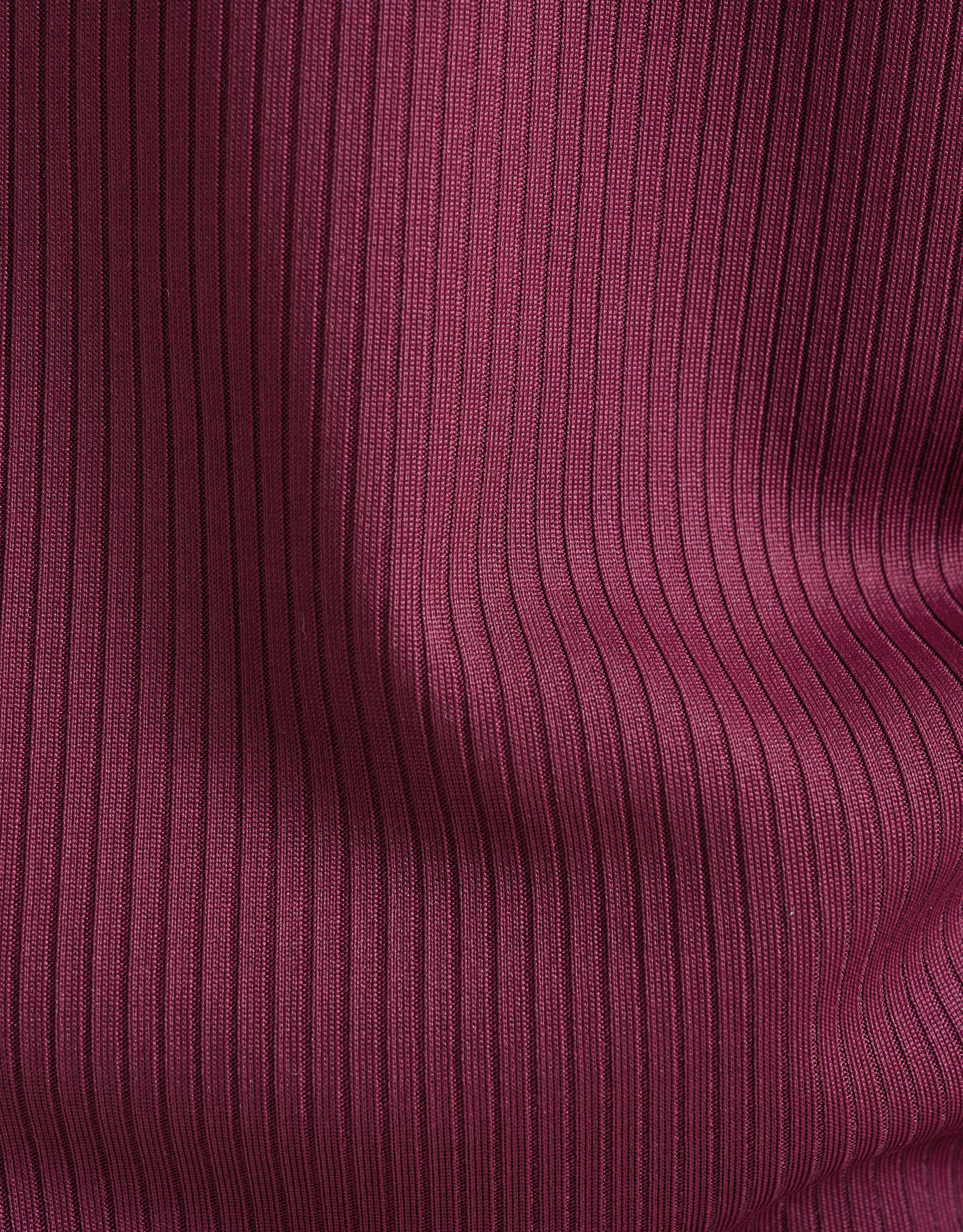 Rippstrick-Langarmshirt Bordeaux SHOEBY WOMEN