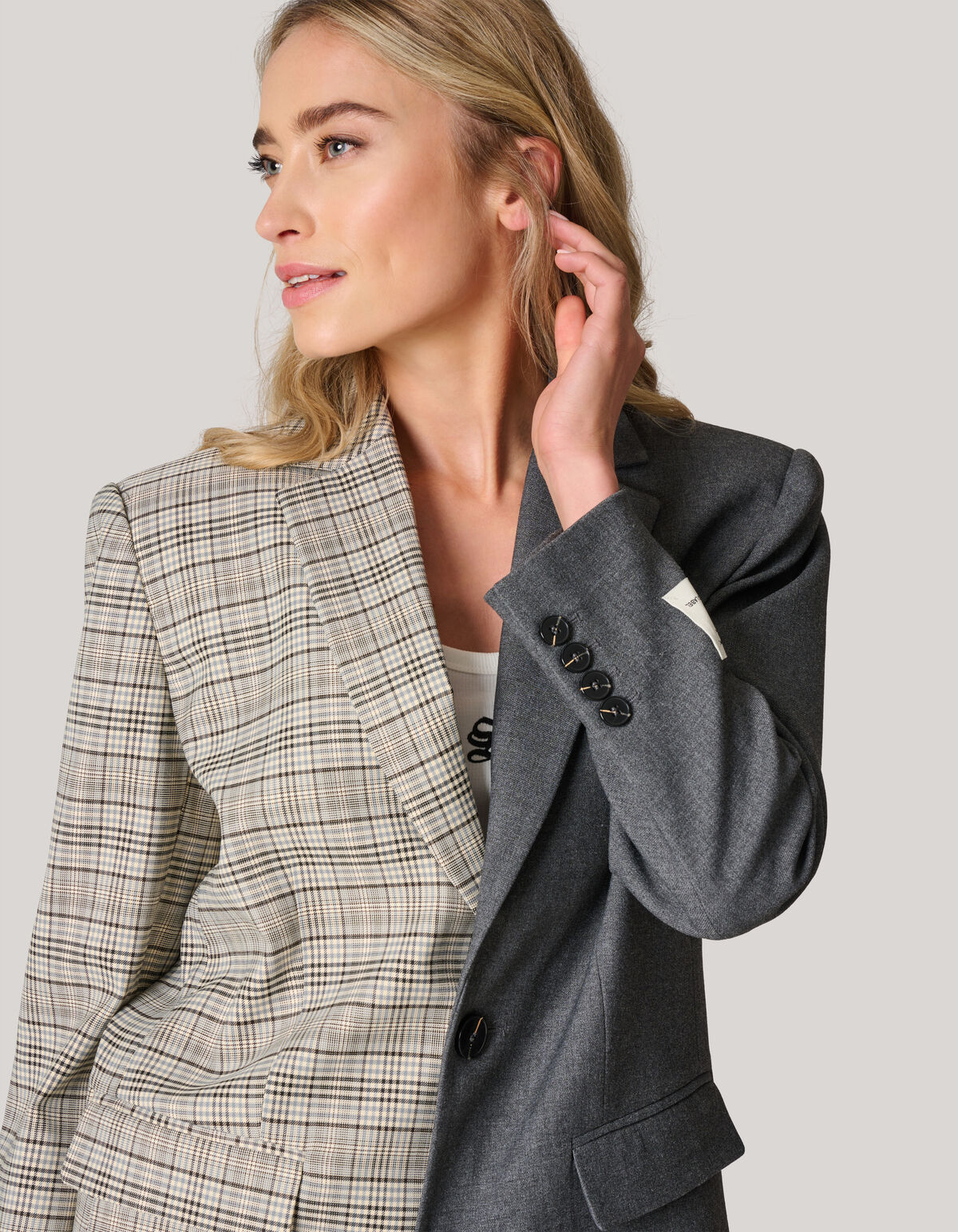 Gemischter Blazer Grau SHOEBY WOMEN
