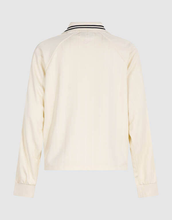 Sportliche Langarmshirt Gebrochenes Wei&szlig; By Anna SHOEBY WOMEN